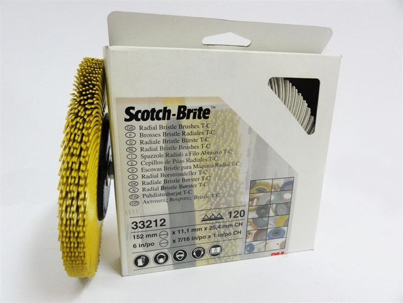 3M Radial Bristle Brushes 80 Grit size