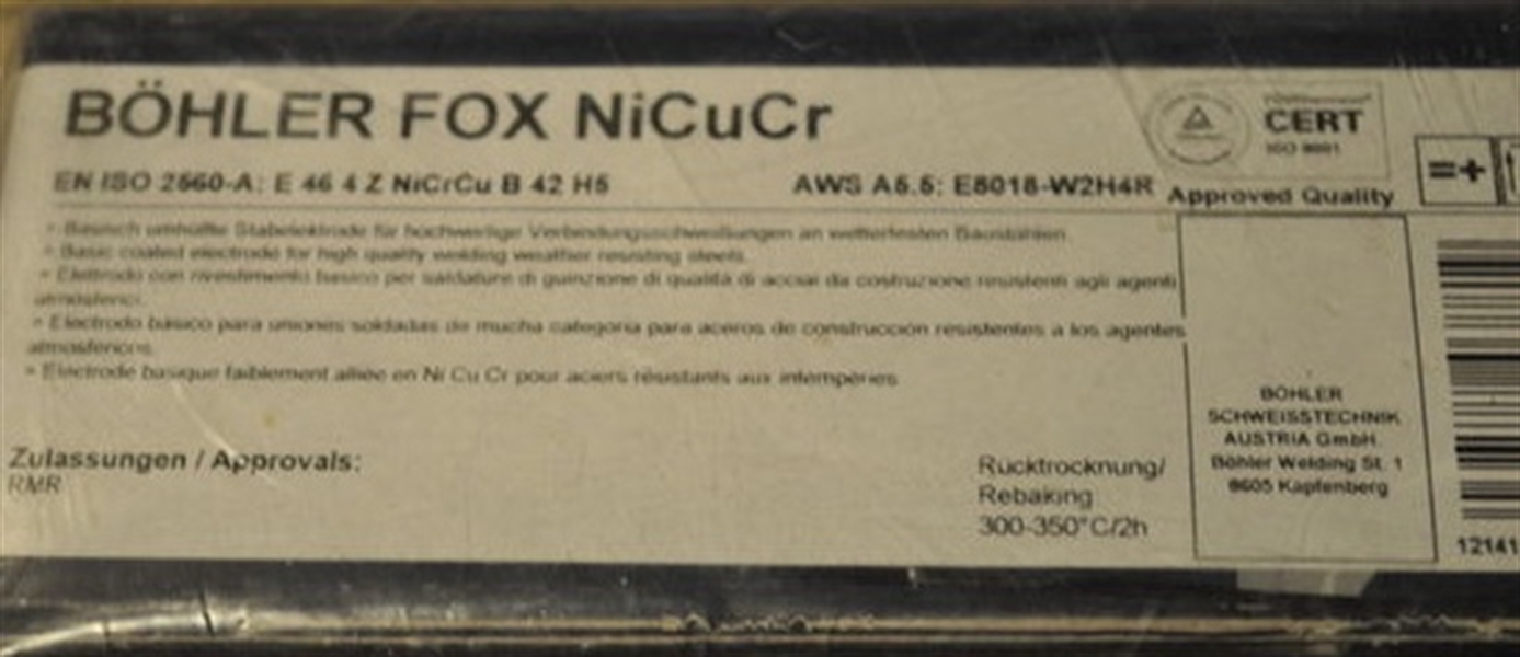 Electrode Bohler FOX NiCuCr ø 3,2x350