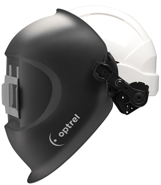 Picture of Welding Helmet Optrel b630 with safety helmet