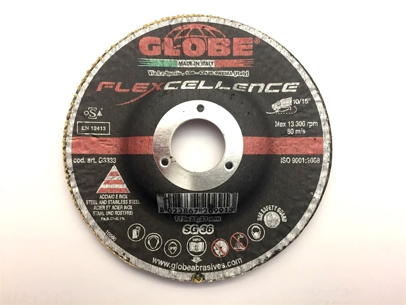 Globe disco fibrato con supporto fisso 115 gr 36