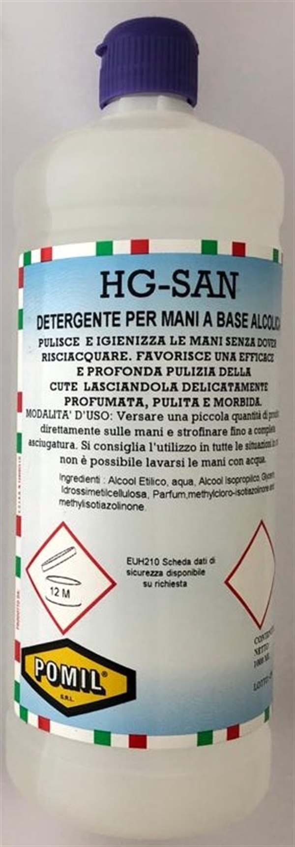 Gel igienizzante fusto da 1 LT