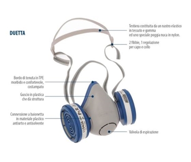 Picture of DUETTA Semimaschera a doppia cartuccia